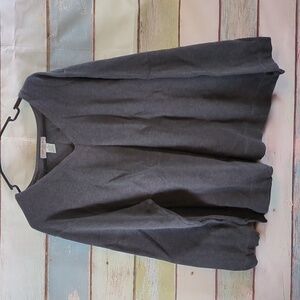 Sutton Studio Gray Cotton Top